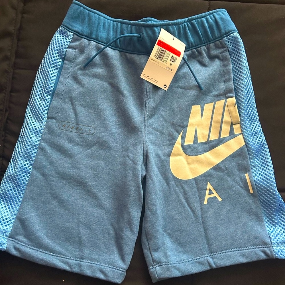 NWT Kids Nike Light Blue Athletic Shorts